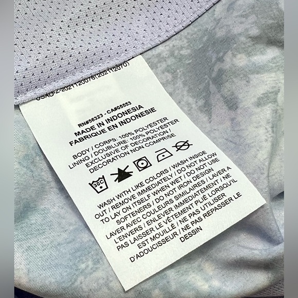 Nike Women's Summer Print Tempo Shorts in Purple Size:XL NWT - Picture 13 of 14